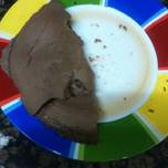 Pudding de chocolate al microondas rápido y sencillo