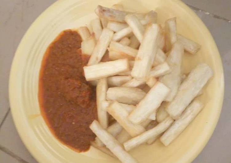 Step-by-Step Guide to Make Any-night-of-the-week Sweet fried yam and stew
