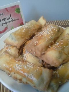 Фото Шпроты в слоеном тесте. Закуска на Новый год ❄️❄️❄️.