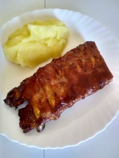 Una foto de Costillas barbacoa, tipo Foster Hollywood
