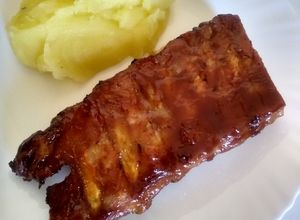 Una foto de Costillas barbacoa, tipo Foster Hollywood