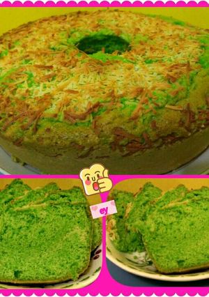 Foto resep Bolu pandan tabur keju