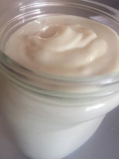 A picture of Homemade mayonnaise.