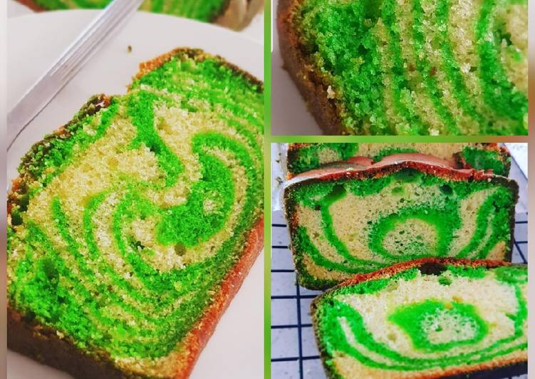 How to Make Any-night-of-the-week Marble Pandan Butter Cake