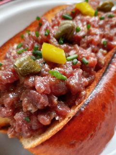 Una foto de Steak tartar