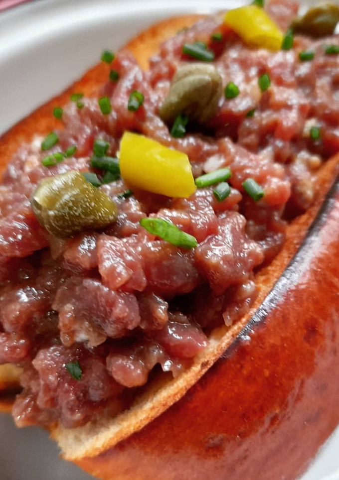 Una foto de Steak tartar