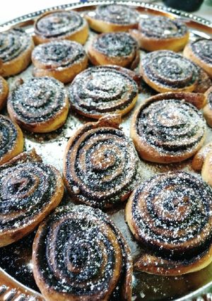 Kakaós csiga recept fotója