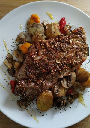 Foto principal de Secreto al horno con mostaza y miel
