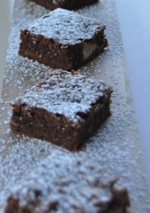 A picture of Triple Chocolate Brownies.