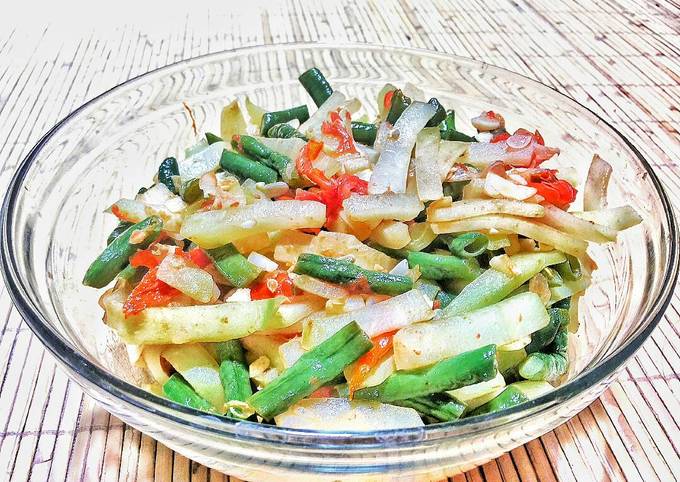 Resep Tumis Labu Siam & Kacang Panjang oleh Diah Pramudita - Cookpad