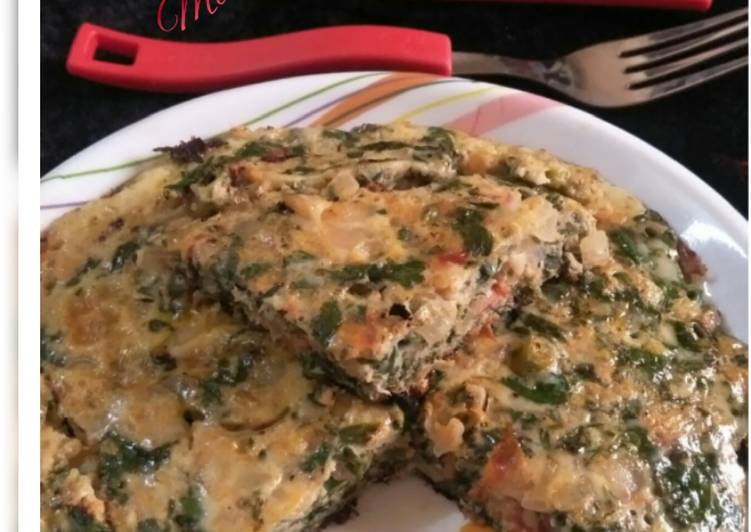 Step-by-Step Guide to Cook Yummy Spinach Omlet