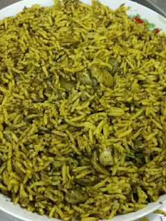 صورة لوصفة رز بالباقلاء