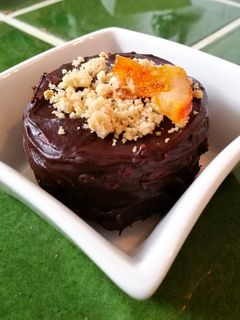 Una foto de Mini de crema y chocolate 🍫
