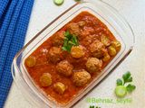 خورش خیار چنبر با کوفته قلقلی