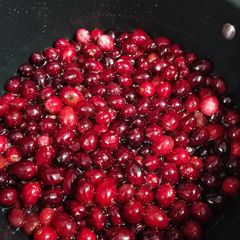 A picture of Old Fashioned cranberry sauce.