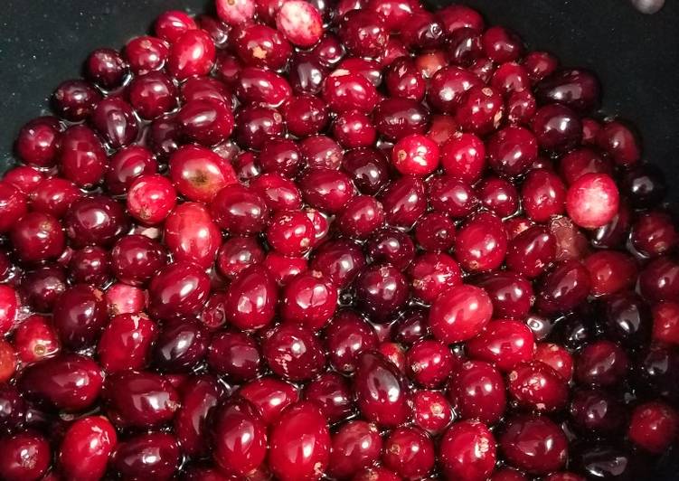 Step-by-Step Guide to Prepare Ultimate Old Fashioned cranberry sauce