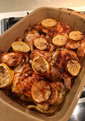 A picture of Lemon Chicken Traybake.
