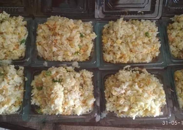 Langkah Mudah untuk Menyiapkan Nasi goreng mentega no msg Anti Gagal