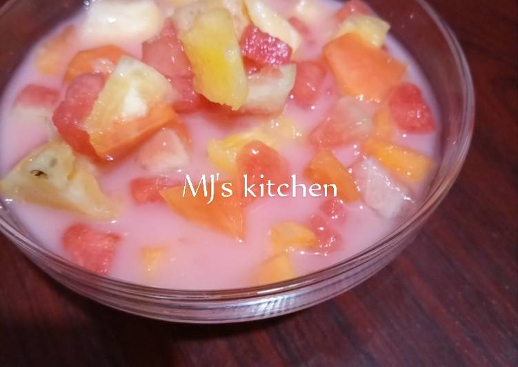 Recipe of Quick Mixed fruit yogi