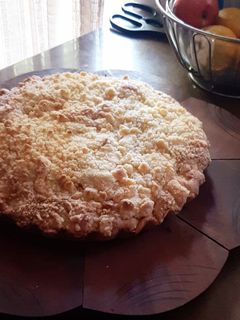 Una foto de 🍏Tarta de Manzana con Crumble 🍎