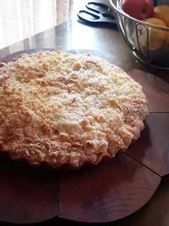 Una foto de 🍏Tarta de Manzana con Crumble 🍎