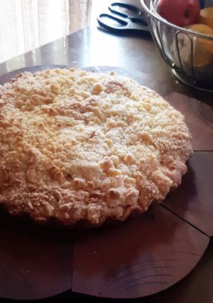 Una foto de 🍏Tarta de Manzana con Crumble 🍎