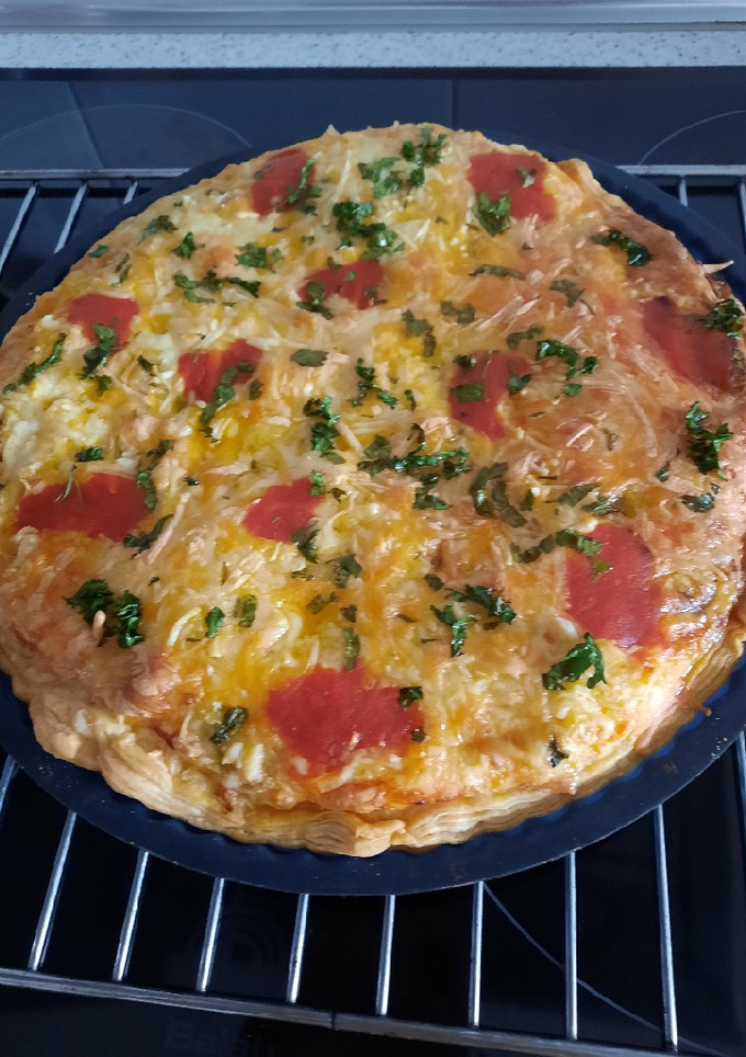Una foto de Pastel de hojaldre salado