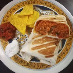 A picture of Mexican Burritos.