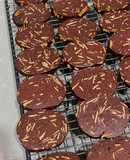 ｜甜點｜巧克力杏仁手工餅乾Chocolate Almond Cookies