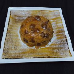 A picture of Butterscotch sooji sheera.