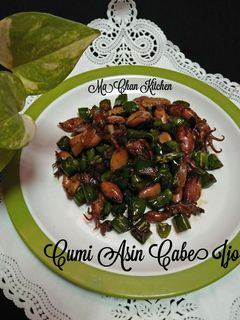 Foto resep Cumi Asin Cabe Ijo