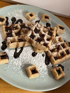 Fahéjas gluténmentes gofri recept fotója
