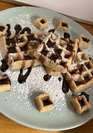 Fahéjas gluténmentes gofri recept fotója