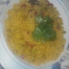 Vegetable pulao A picture of Vegetable pulao.
