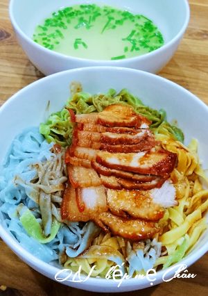 Hình của món Mì tươi... 2 tô.