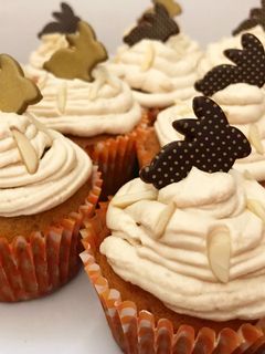 Répatorta- muffin, kávés krémmel recept fotója