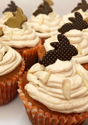 Répatorta- muffin, kávés krémmel recept fotója