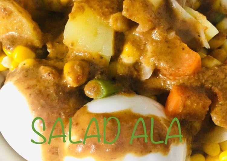 Proses memasak Salad Ala Wong Jowo, Lezat Sekali