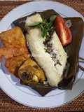 Arem arem /nasi bakar dari nasi & lauk sisa
