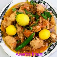 A picture of Home Style chicken curry.