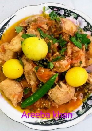 A picture of Home Style chicken curry.