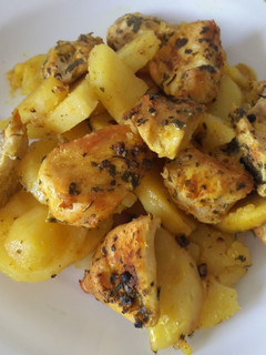 Una foto de Pollo al "ras el hanout" (en thermomix)