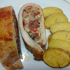 Foto principal de Matambre de cerdo relleno a los dos chorizos