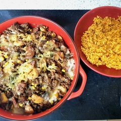 A picture of My Spicy Mexican inspired Chilli Beef.