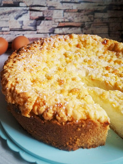 Käsekuchen mit Streusel Rezepthauptbild