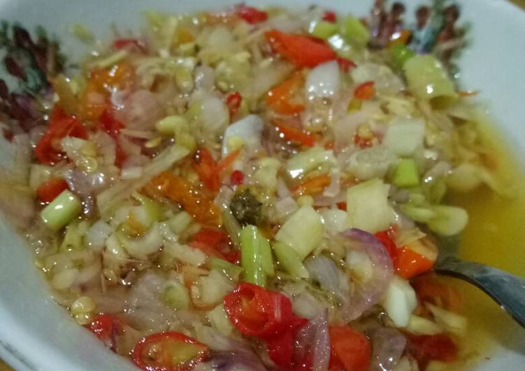 Recipe: Perfect Sambal Matah Puasa Mode On