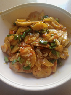 A picture of Stir Fry Potato and Yam.