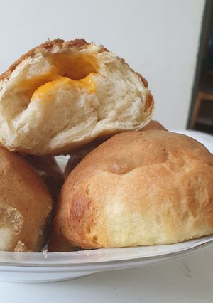Hình của món Bánh Coffee Bun Phiên Bản Nhanh Gọn.