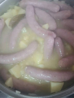 Una foto de Salchichas al Vino Blanco