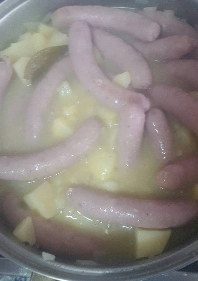 Una foto de Salchichas al Vino Blanco